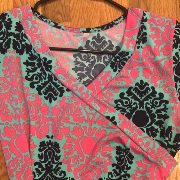 Print sash tie wrap maxi dress - Picture 2 of 3